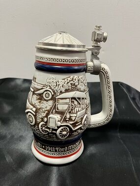 Vintage 1980 Avon Beer Stein - Antique Cars